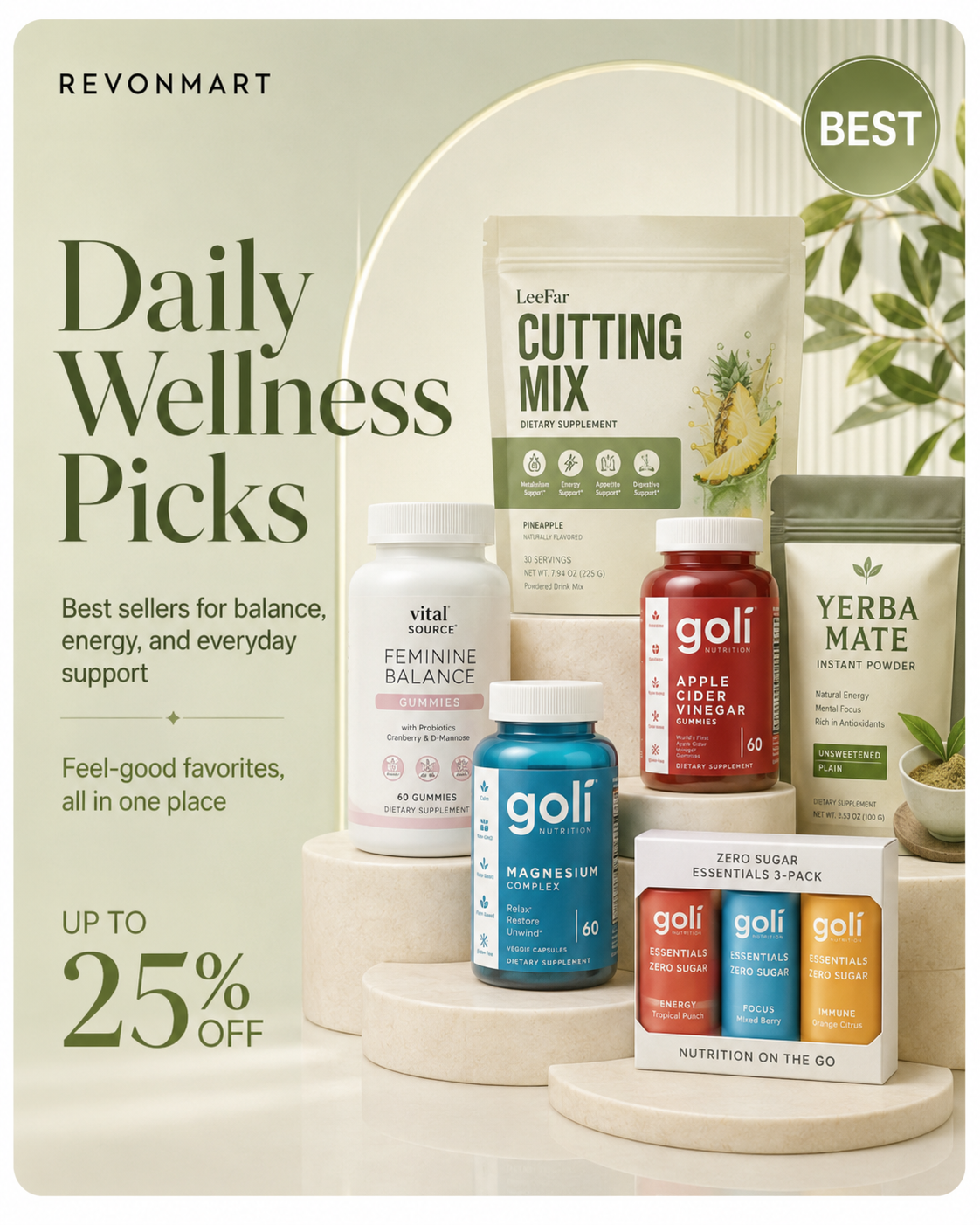 REVONMART Daily Wellness Picks banner